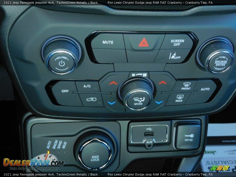 2021 Jeep Renegade Jeepster 4x4 TechnoGreen Metallic / Black Photo #18