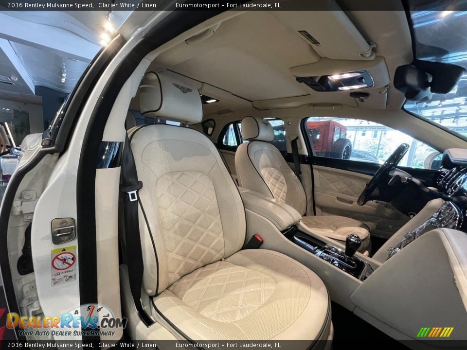 Linen Interior - 2016 Bentley Mulsanne Speed Photo #3