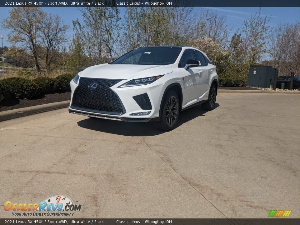 2021 Lexus RX 450h F Sport AWD Ultra White / Black Photo #1