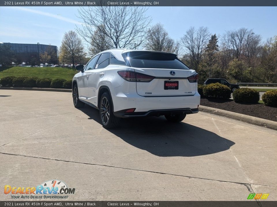 2021 Lexus RX 450h F Sport AWD Ultra White / Black Photo #2