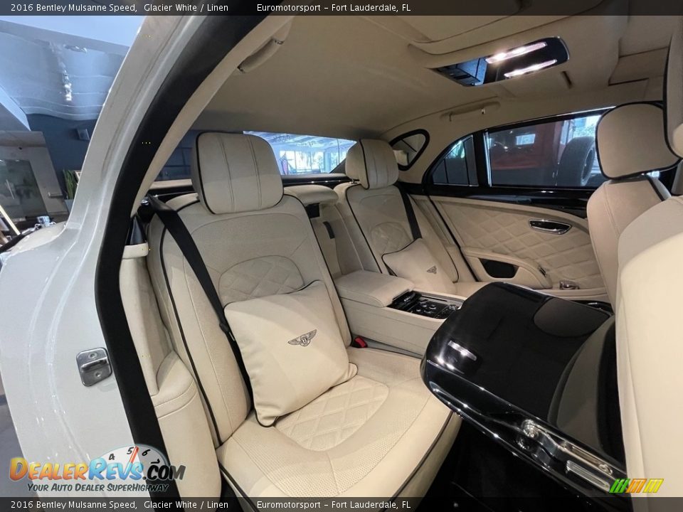 Rear Seat of 2016 Bentley Mulsanne Speed Photo #7
