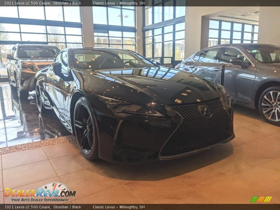 2021 Lexus LC 500 Coupe Obsidian / Black Photo #1