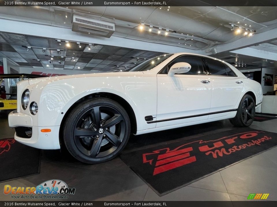 2016 Bentley Mulsanne Speed Glacier White / Linen Photo #15