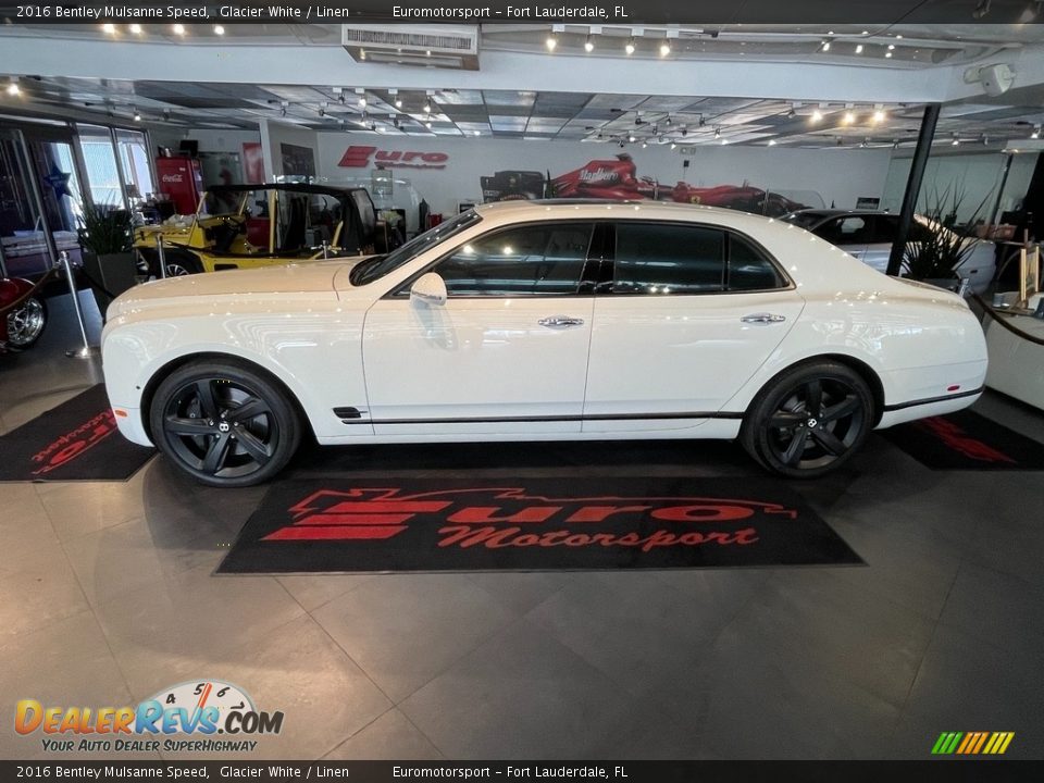 2016 Bentley Mulsanne Speed Glacier White / Linen Photo #17