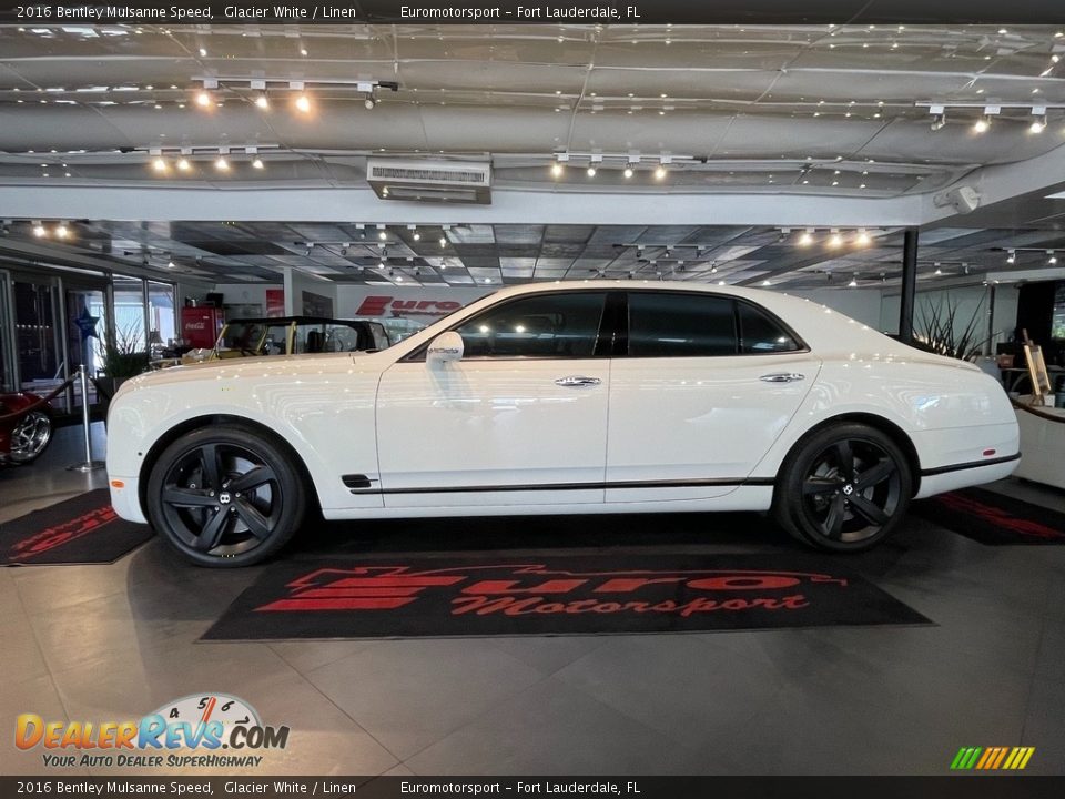 2016 Bentley Mulsanne Speed Glacier White / Linen Photo #18