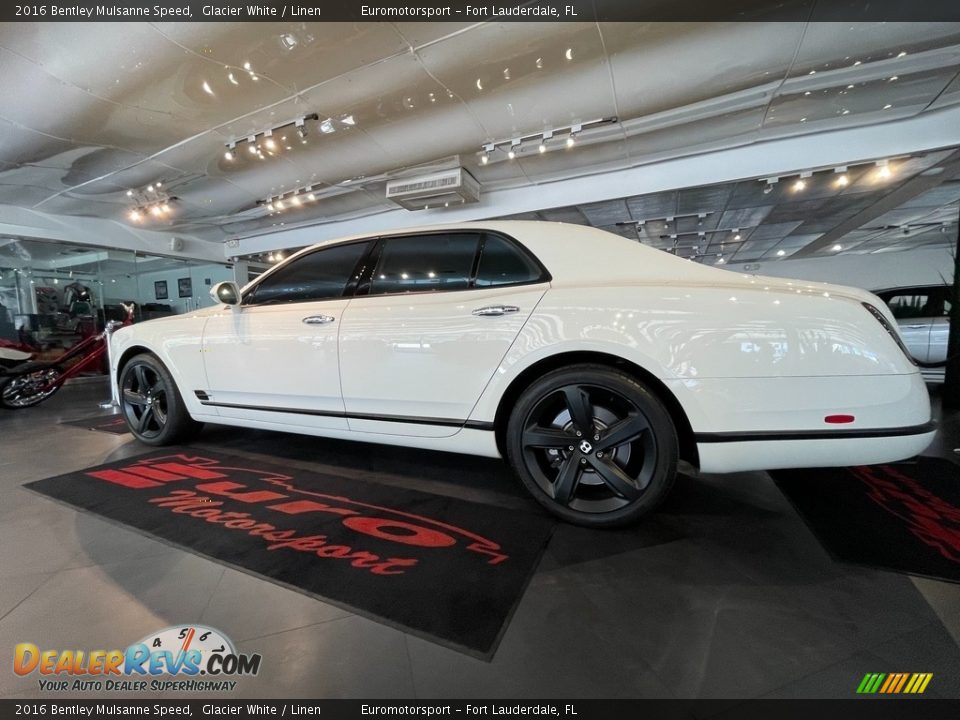 2016 Bentley Mulsanne Speed Glacier White / Linen Photo #20
