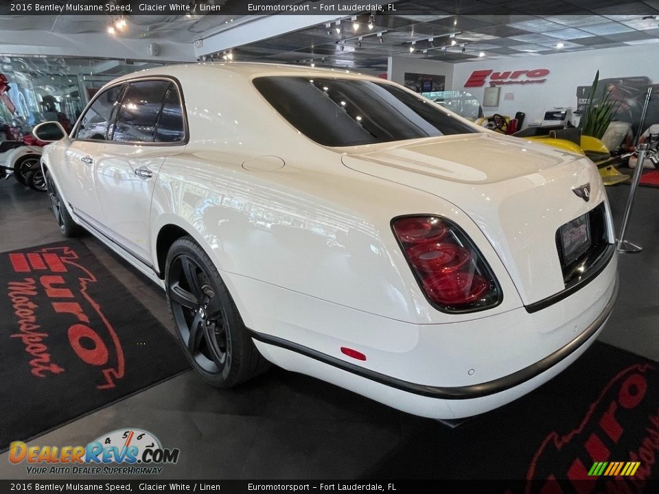 2016 Bentley Mulsanne Speed Glacier White / Linen Photo #21