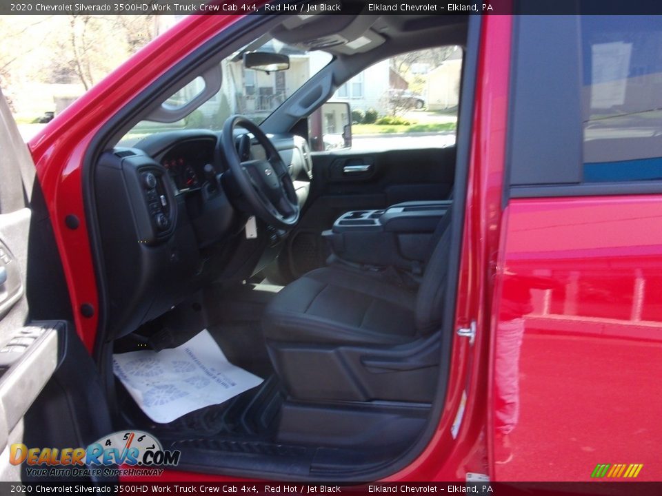 2020 Chevrolet Silverado 3500HD Work Truck Crew Cab 4x4 Red Hot / Jet Black Photo #15