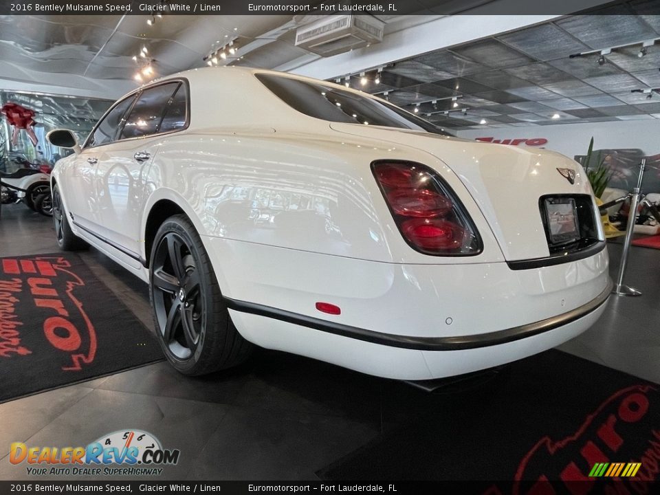 2016 Bentley Mulsanne Speed Glacier White / Linen Photo #22