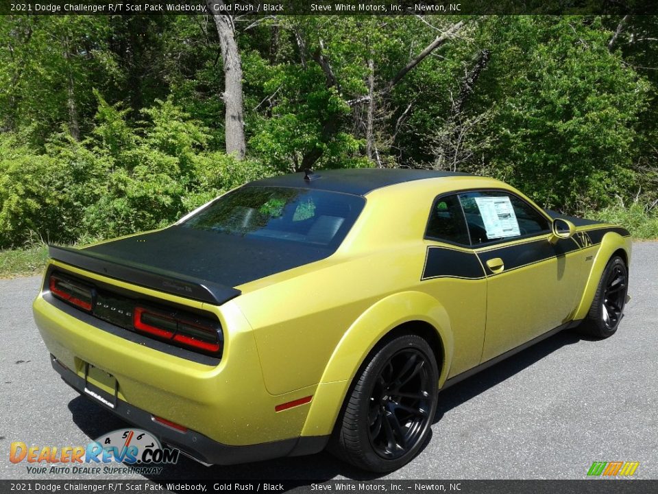 2021 Dodge Challenger R/T Scat Pack Widebody Gold Rush / Black Photo #6