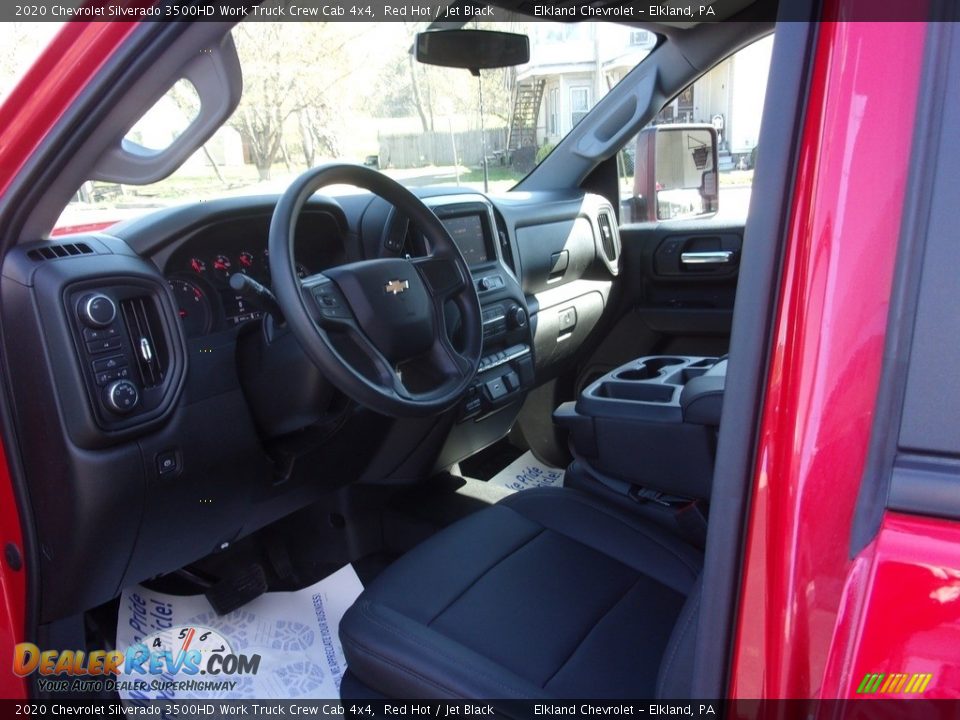 2020 Chevrolet Silverado 3500HD Work Truck Crew Cab 4x4 Red Hot / Jet Black Photo #16
