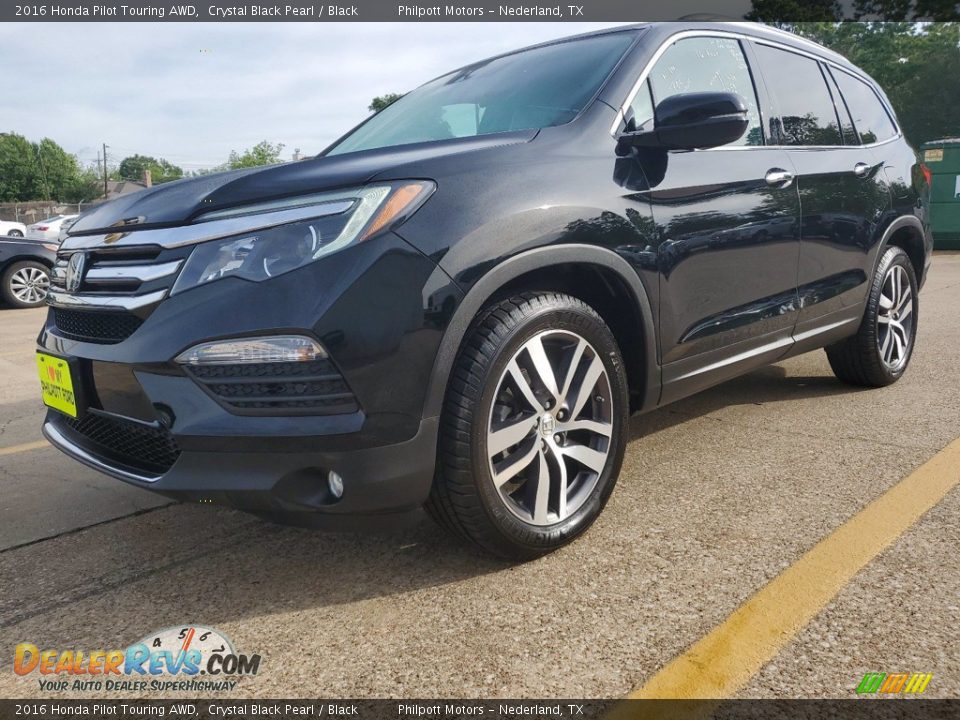 Crystal Black Pearl 2016 Honda Pilot Touring AWD Photo #2