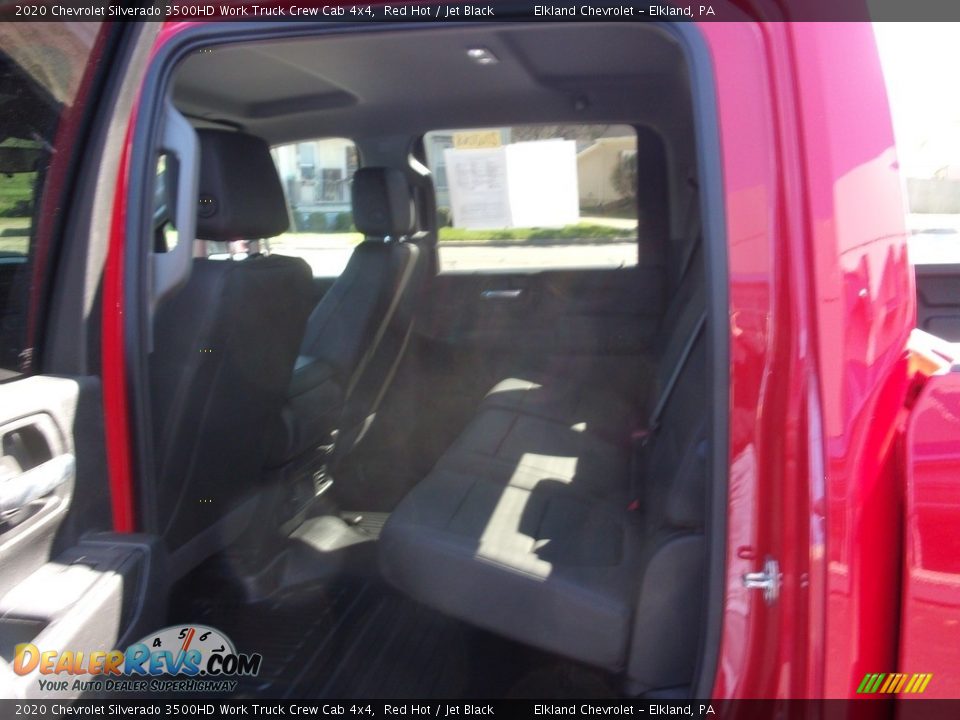 2020 Chevrolet Silverado 3500HD Work Truck Crew Cab 4x4 Red Hot / Jet Black Photo #17