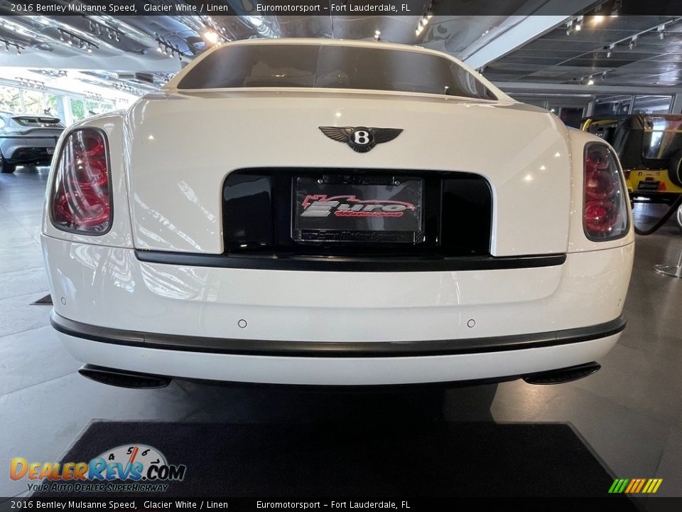2016 Bentley Mulsanne Speed Glacier White / Linen Photo #24