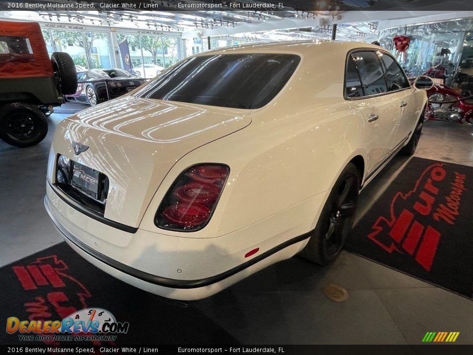 2016 Bentley Mulsanne Speed Glacier White / Linen Photo #25