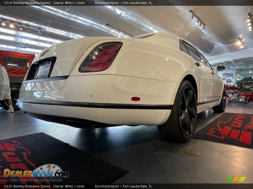 2016 Bentley Mulsanne Speed Glacier White / Linen Photo #26