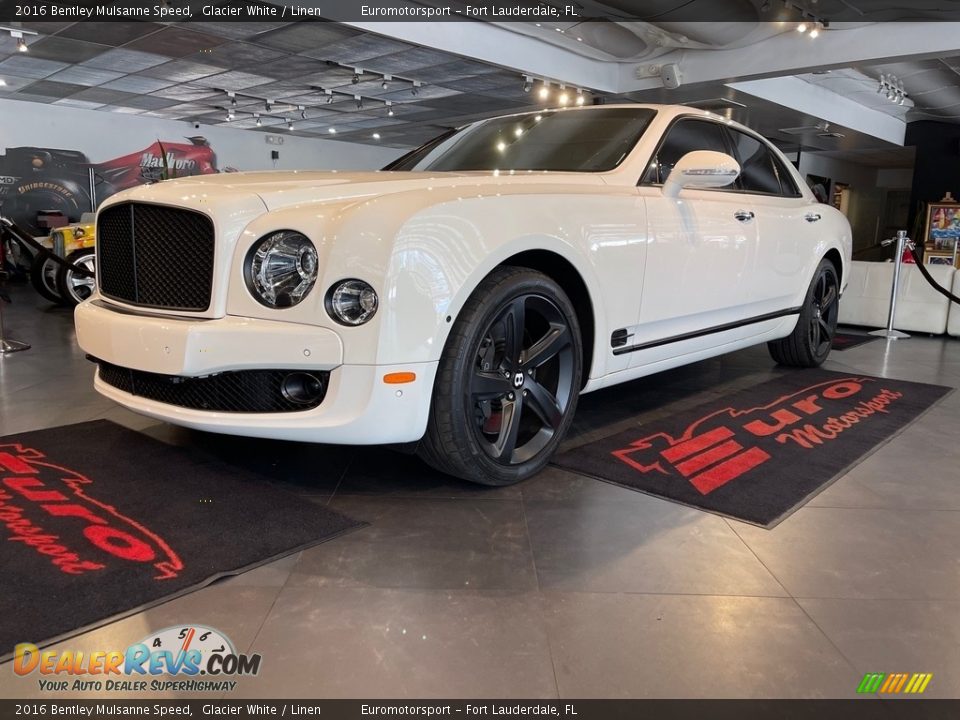 2016 Bentley Mulsanne Speed Glacier White / Linen Photo #29