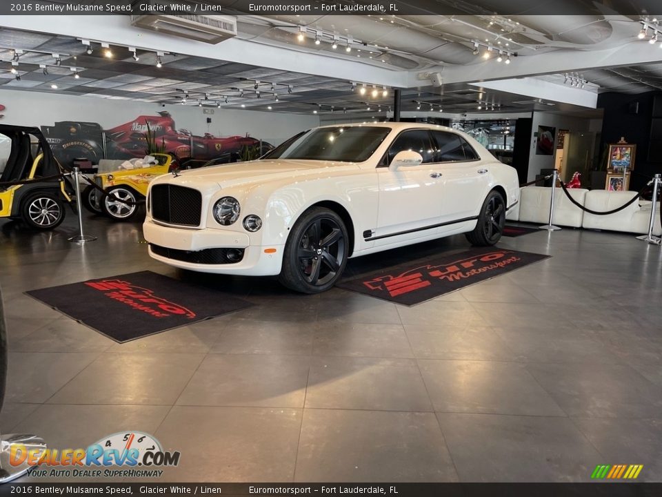 2016 Bentley Mulsanne Speed Glacier White / Linen Photo #30