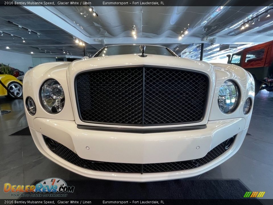 2016 Bentley Mulsanne Speed Glacier White / Linen Photo #31