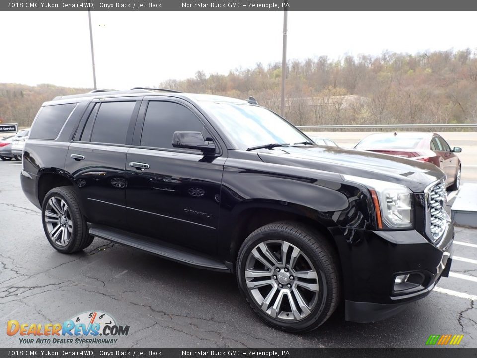 2018 GMC Yukon Denali 4WD Onyx Black / Jet Black Photo #4