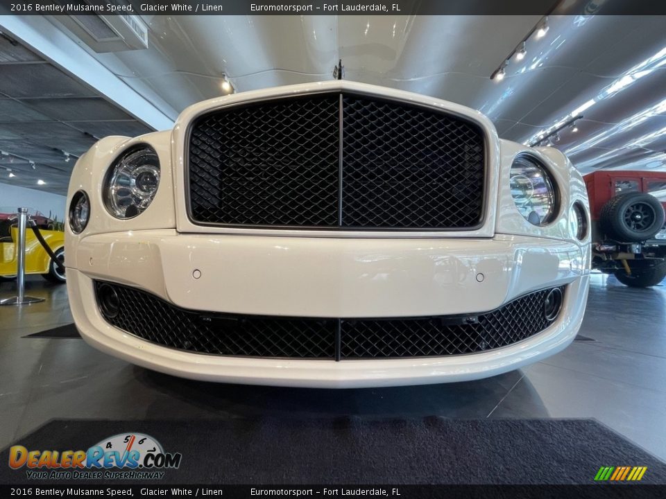 2016 Bentley Mulsanne Speed Glacier White / Linen Photo #34