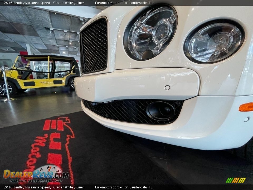 2016 Bentley Mulsanne Speed Glacier White / Linen Photo #36