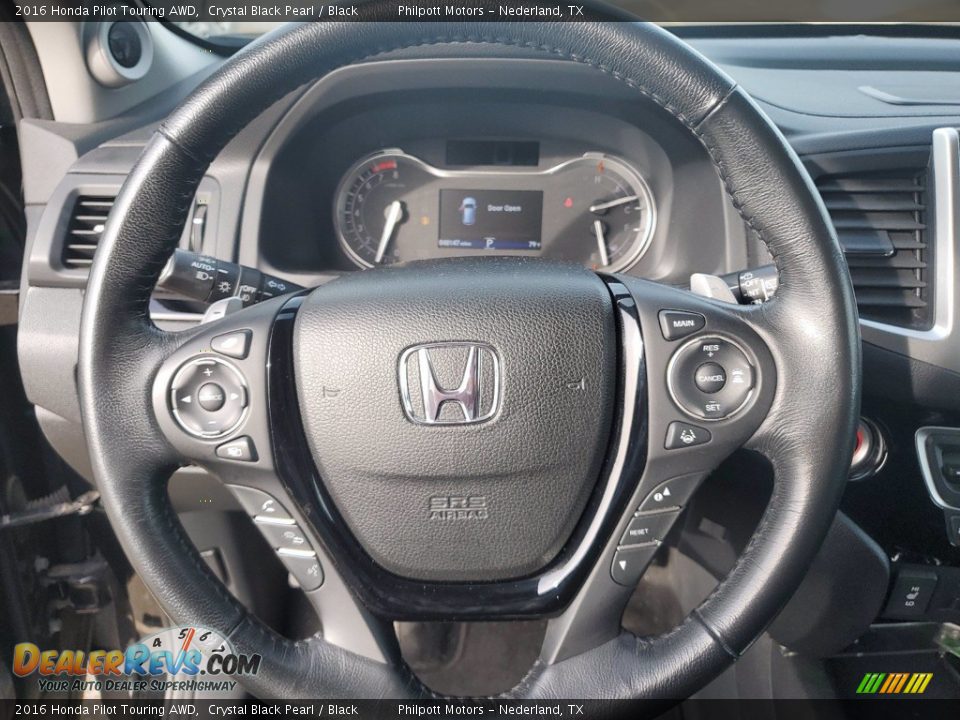 2016 Honda Pilot Touring AWD Steering Wheel Photo #15