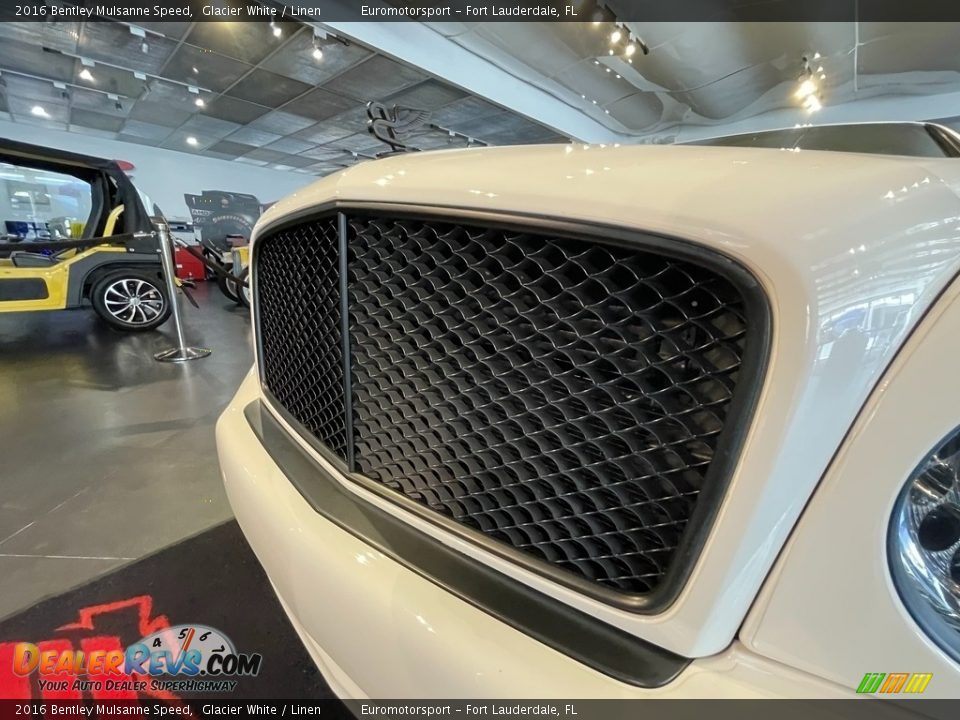 2016 Bentley Mulsanne Speed Glacier White / Linen Photo #38