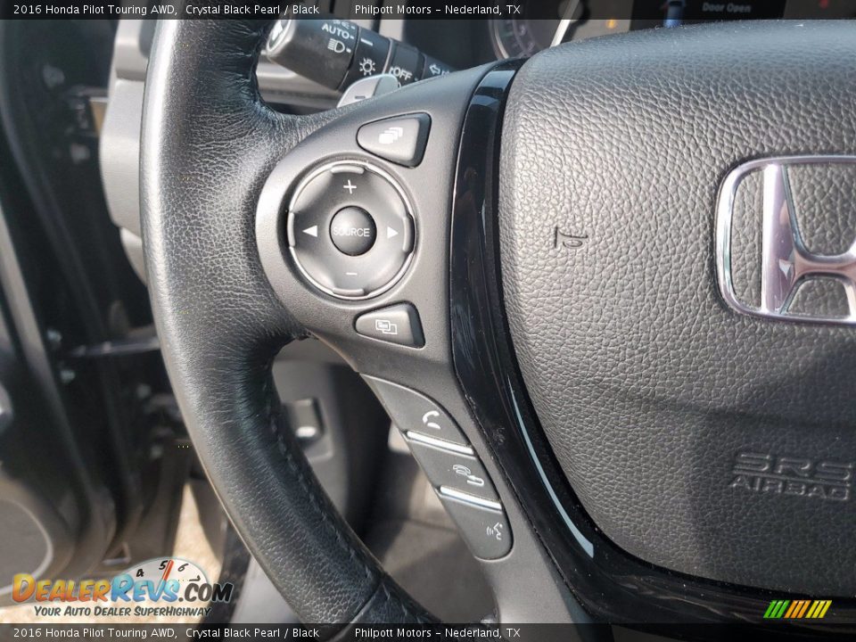 2016 Honda Pilot Touring AWD Steering Wheel Photo #16