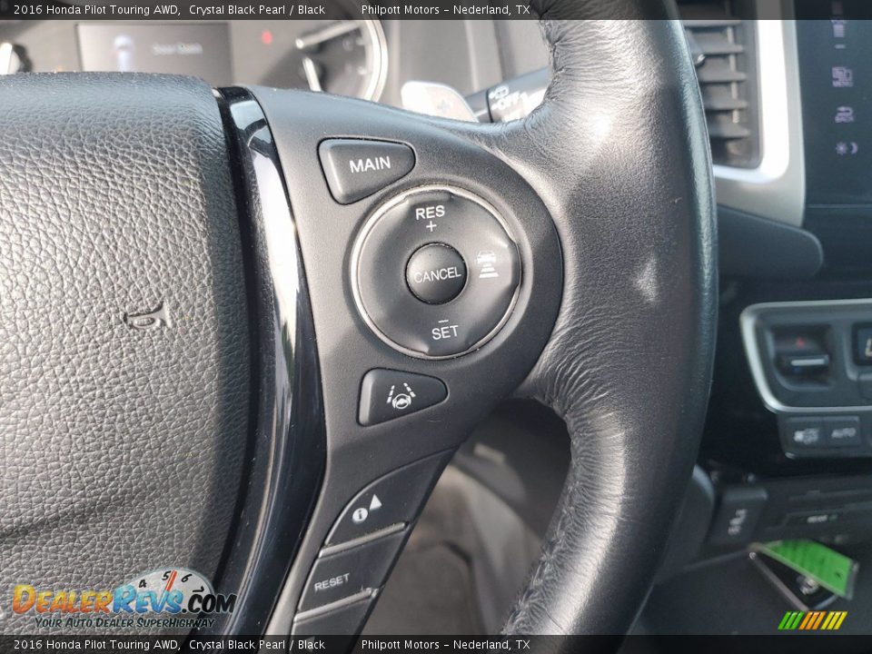 2016 Honda Pilot Touring AWD Steering Wheel Photo #17