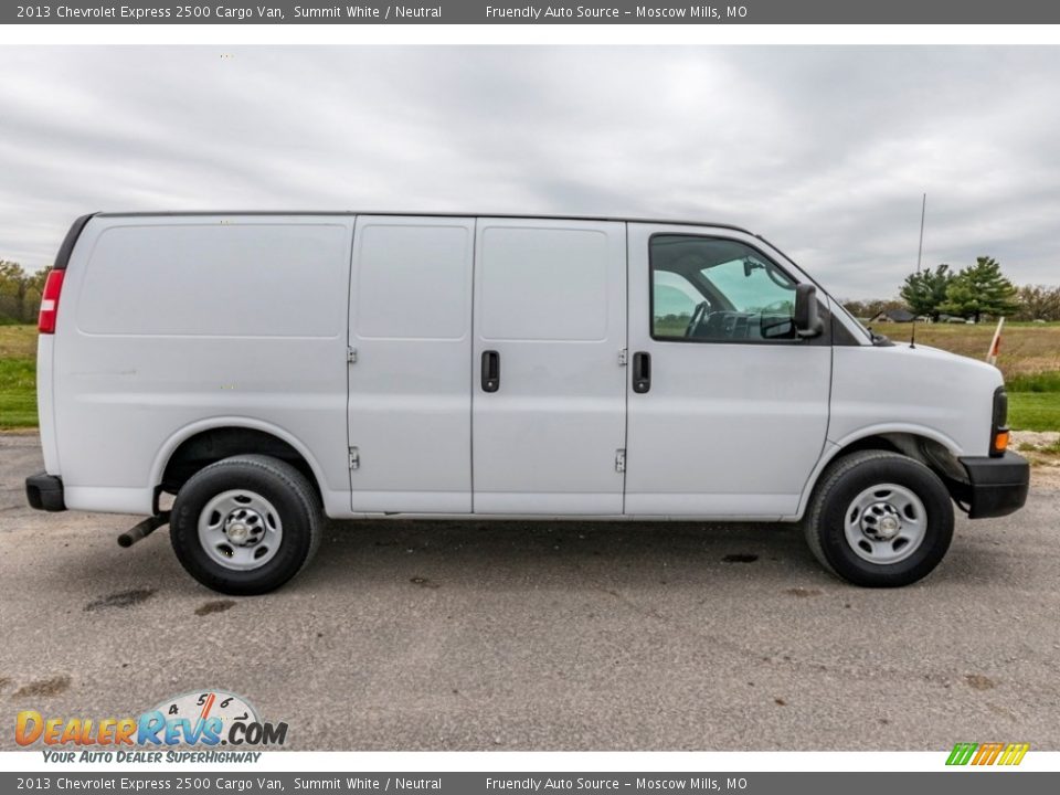 Summit White 2013 Chevrolet Express 2500 Cargo Van Photo #3