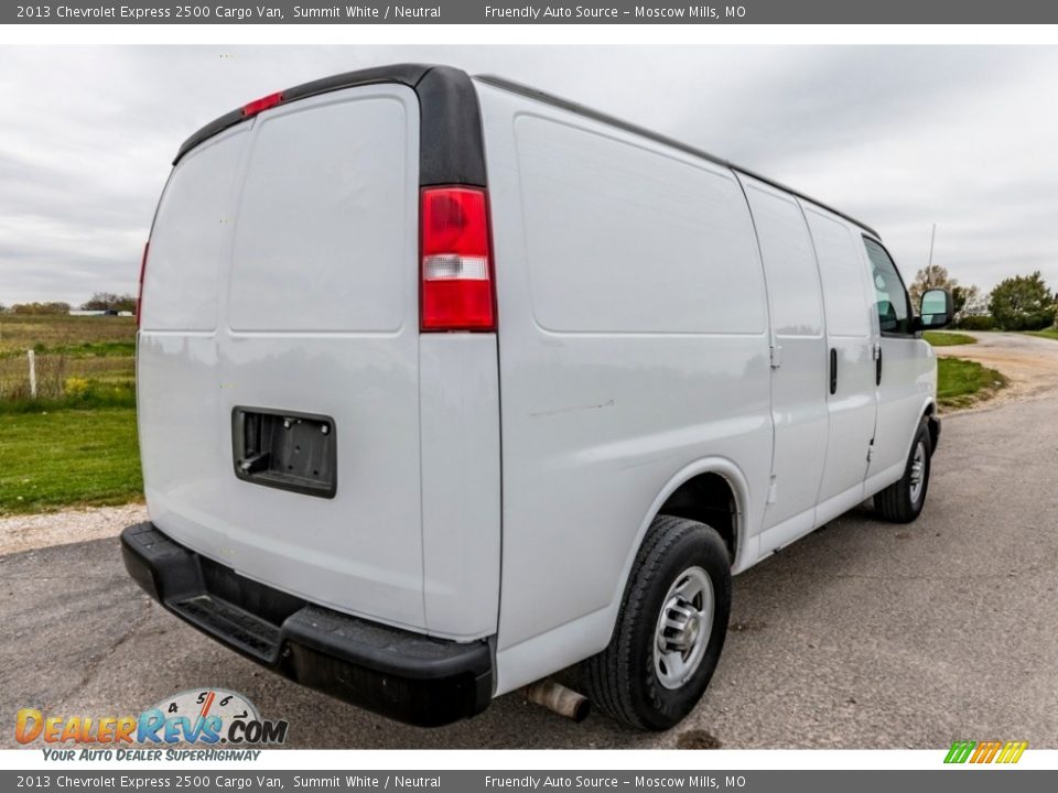 2013 Chevrolet Express 2500 Cargo Van Summit White / Neutral Photo #4