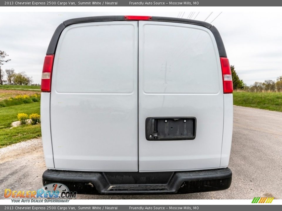 2013 Chevrolet Express 2500 Cargo Van Summit White / Neutral Photo #5