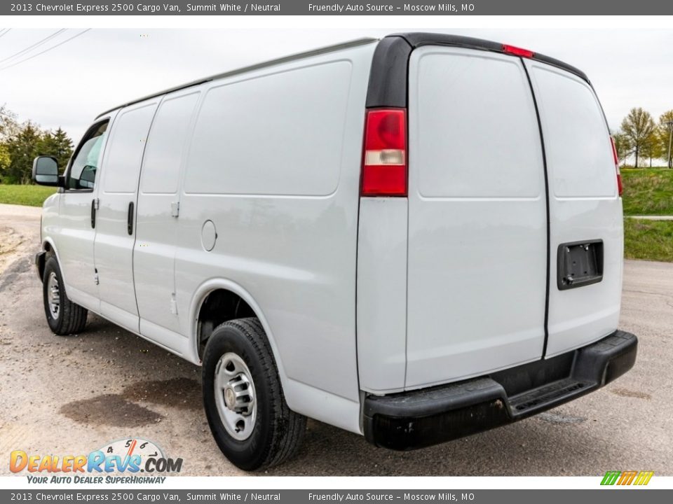 2013 Chevrolet Express 2500 Cargo Van Summit White / Neutral Photo #6