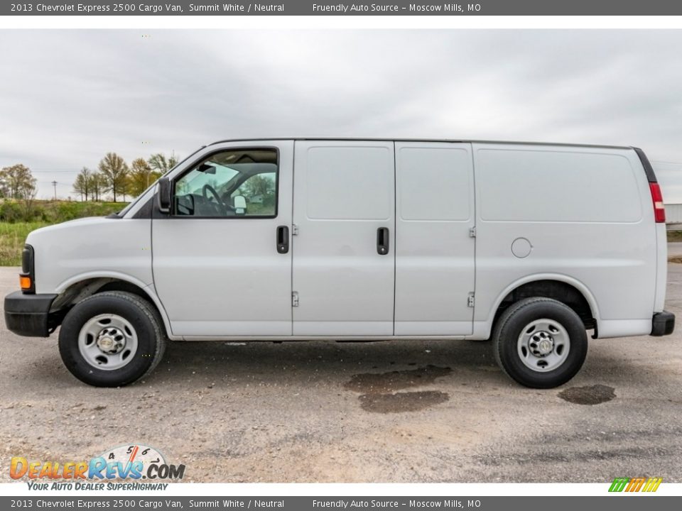 2013 Chevrolet Express 2500 Cargo Van Summit White / Neutral Photo #7