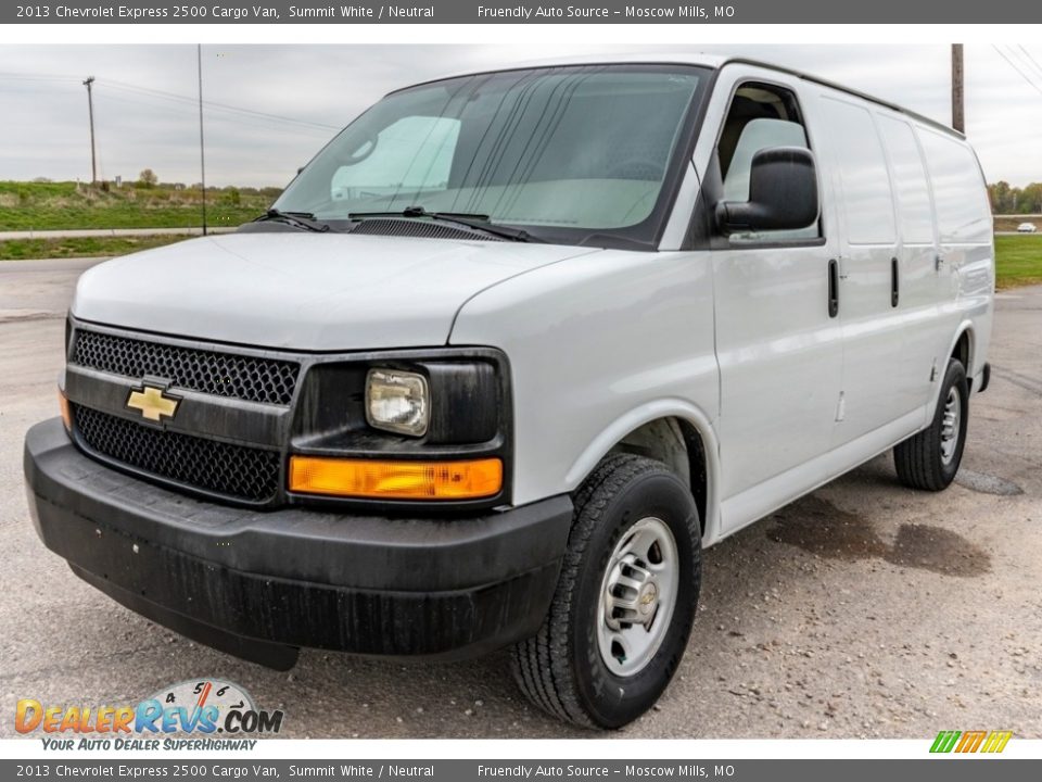 2013 Chevrolet Express 2500 Cargo Van Summit White / Neutral Photo #8