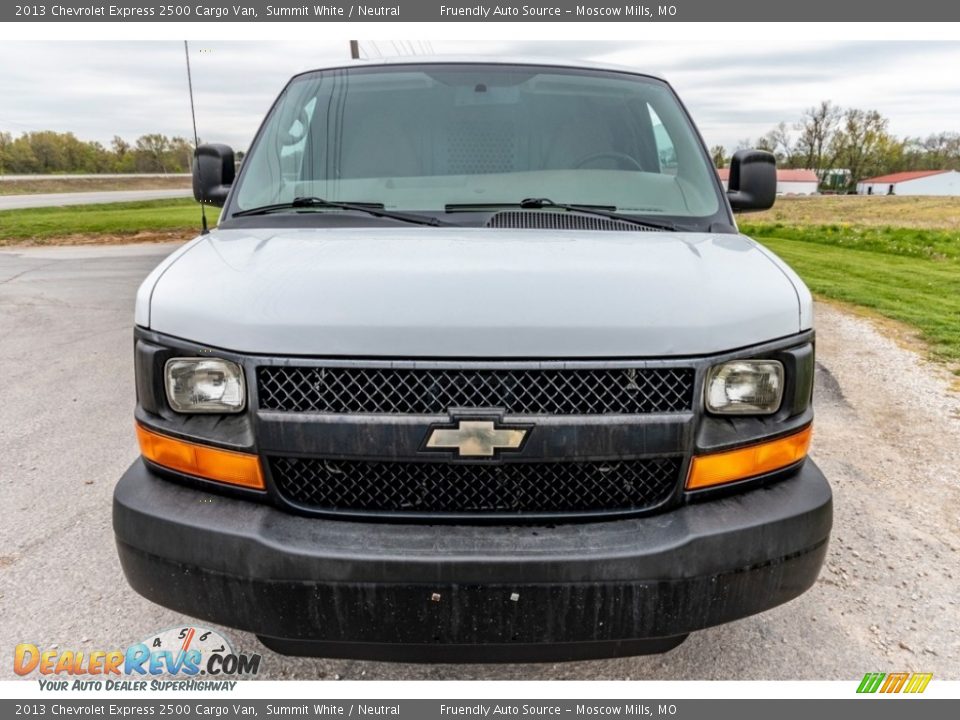 2013 Chevrolet Express 2500 Cargo Van Summit White / Neutral Photo #9