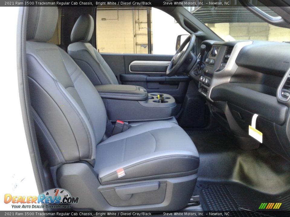 Diesel Gray/Black Interior - 2021 Ram 3500 Tradesman Regular Cab Chassis Photo #13