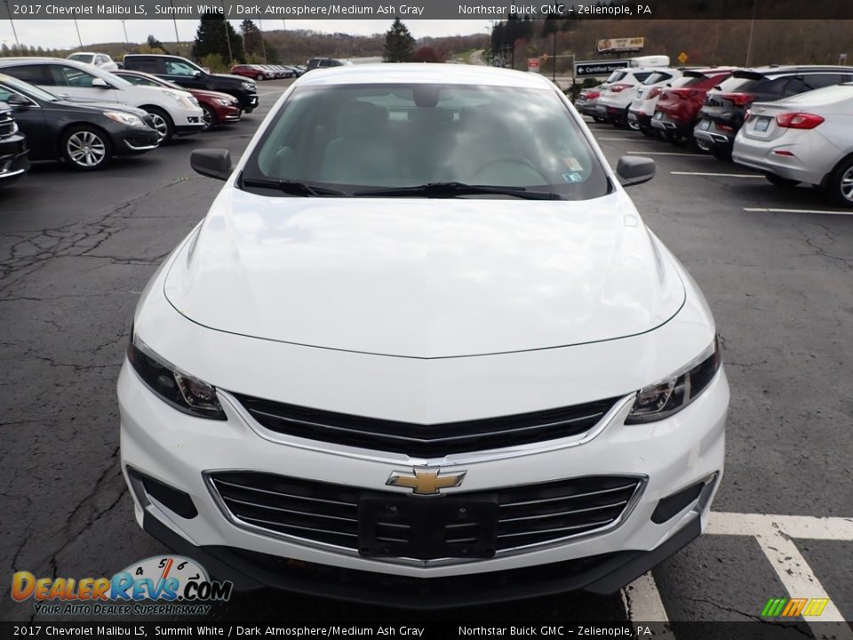 2017 Chevrolet Malibu LS Summit White / Dark Atmosphere/Medium Ash Gray Photo #3