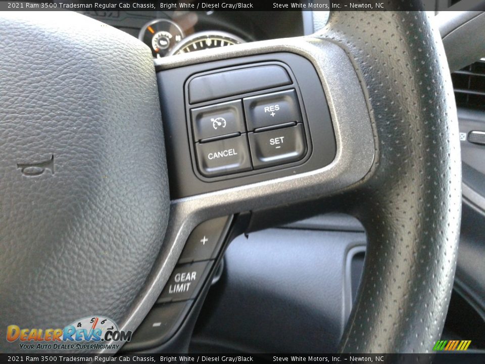 2021 Ram 3500 Tradesman Regular Cab Chassis Steering Wheel Photo #15