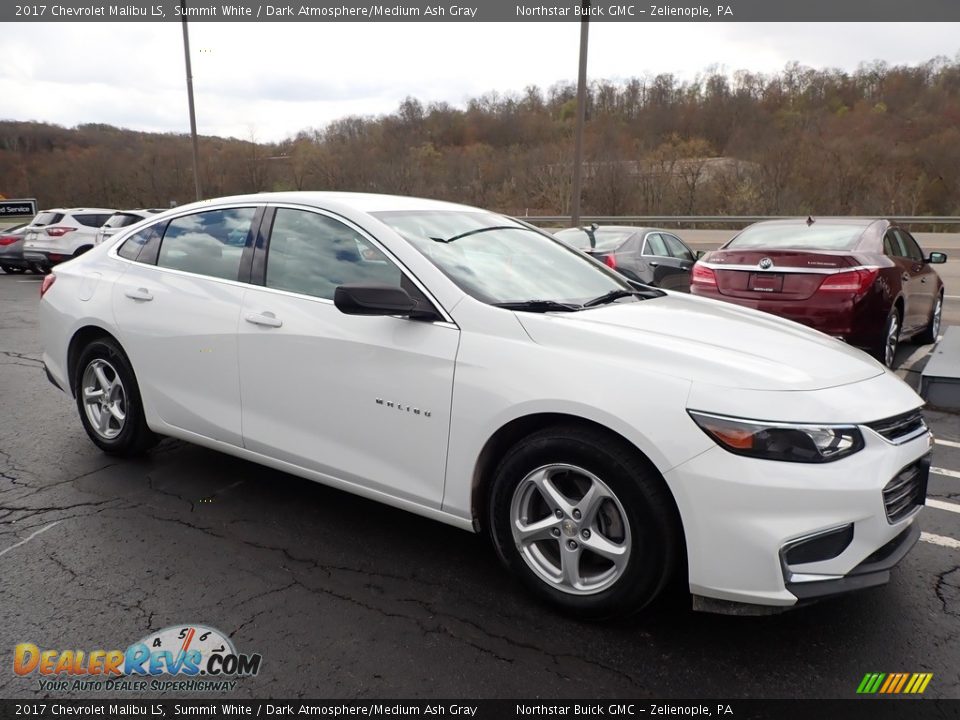 2017 Chevrolet Malibu LS Summit White / Dark Atmosphere/Medium Ash Gray Photo #4