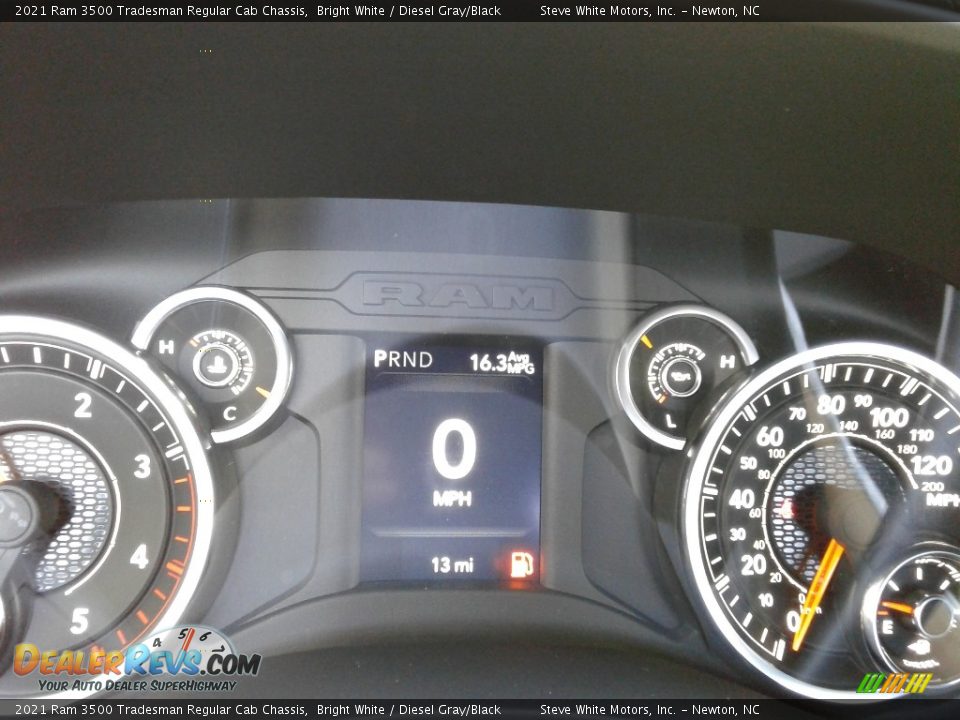 2021 Ram 3500 Tradesman Regular Cab Chassis Gauges Photo #16