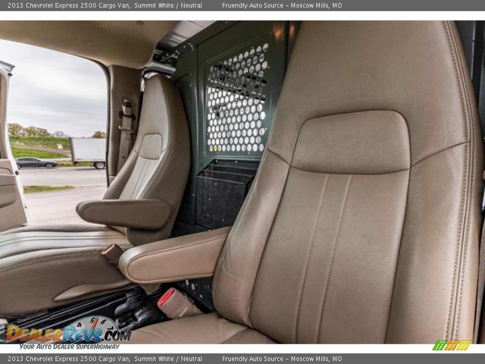 Front Seat of 2013 Chevrolet Express 2500 Cargo Van Photo #17