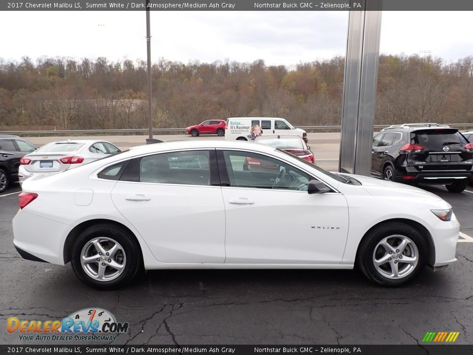 2017 Chevrolet Malibu LS Summit White / Dark Atmosphere/Medium Ash Gray Photo #5