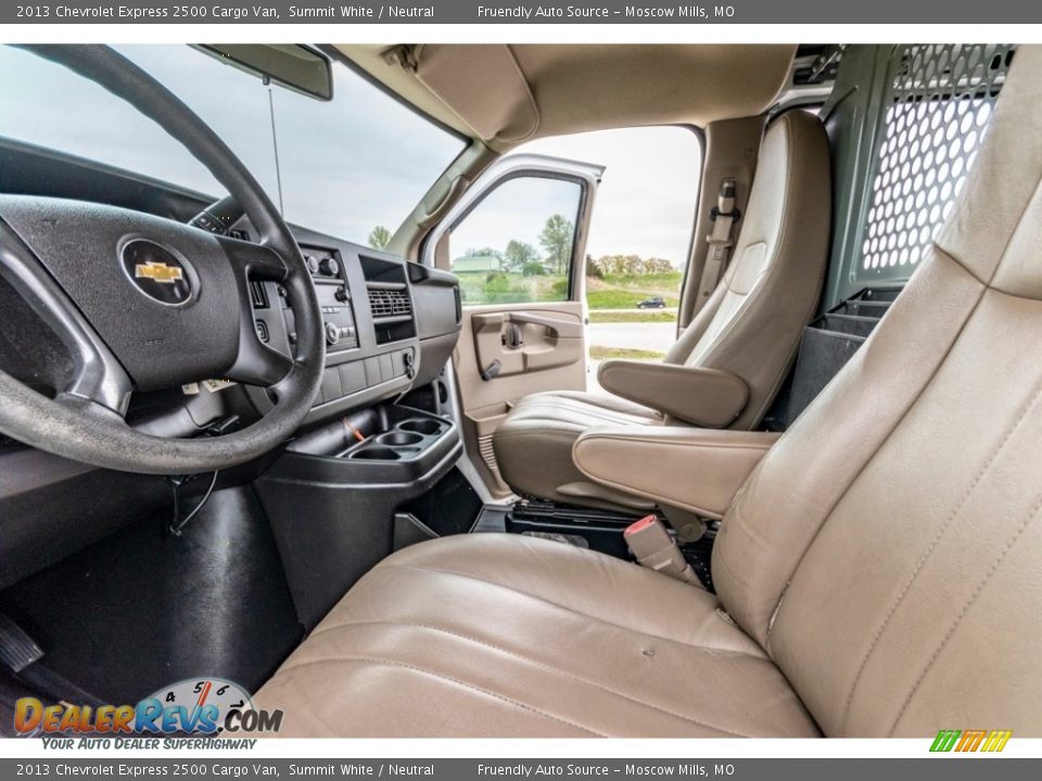 Front Seat of 2013 Chevrolet Express 2500 Cargo Van Photo #18