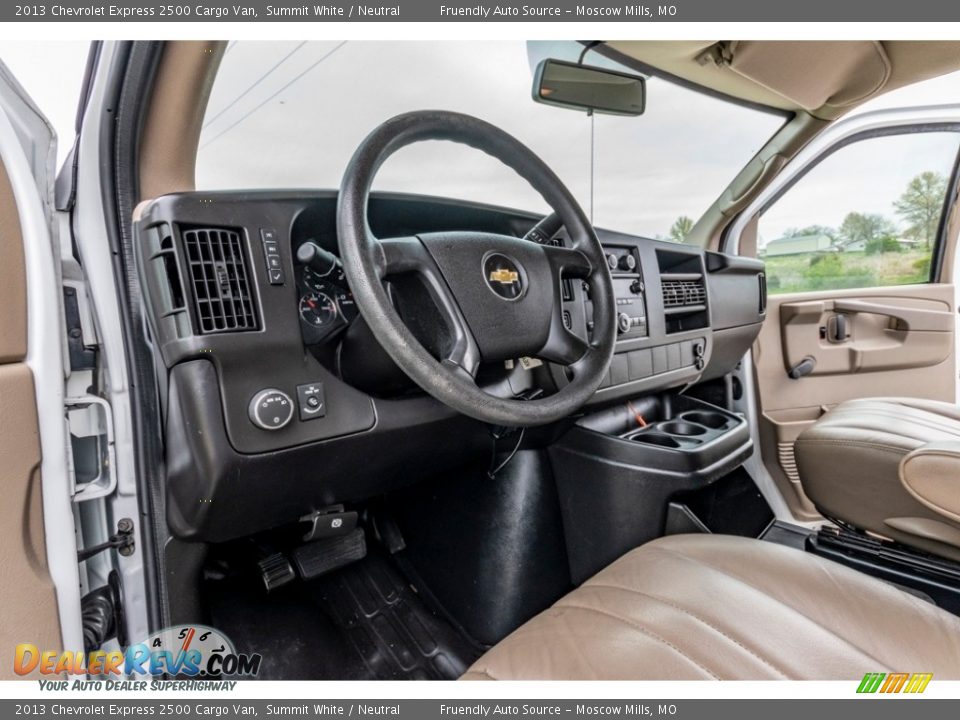 Neutral Interior - 2013 Chevrolet Express 2500 Cargo Van Photo #19