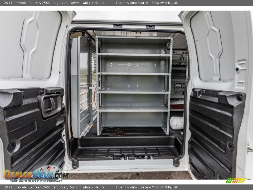 2013 Chevrolet Express 2500 Cargo Van Summit White / Neutral Photo #21