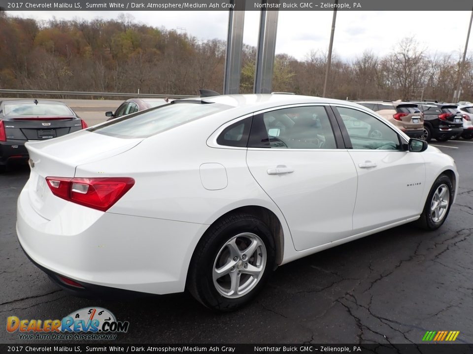 2017 Chevrolet Malibu LS Summit White / Dark Atmosphere/Medium Ash Gray Photo #9