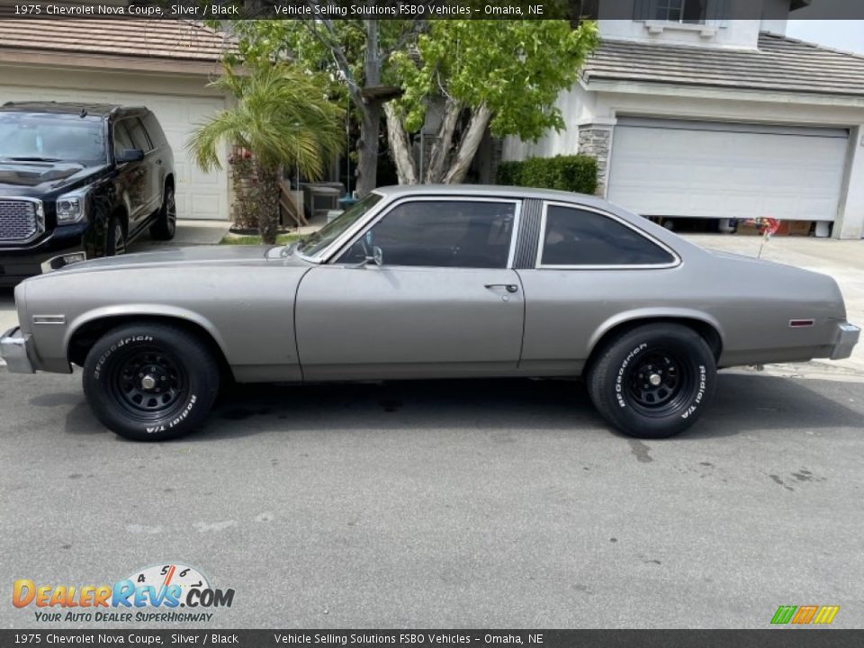 1975 Chevrolet Nova Coupe Silver / Black Photo #1