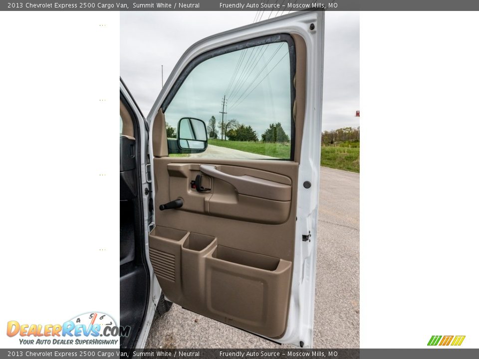 Door Panel of 2013 Chevrolet Express 2500 Cargo Van Photo #28